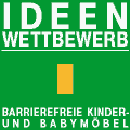 Logo des Ideenwettbewerbs Barrierefreie Kinder- und Babymöbel